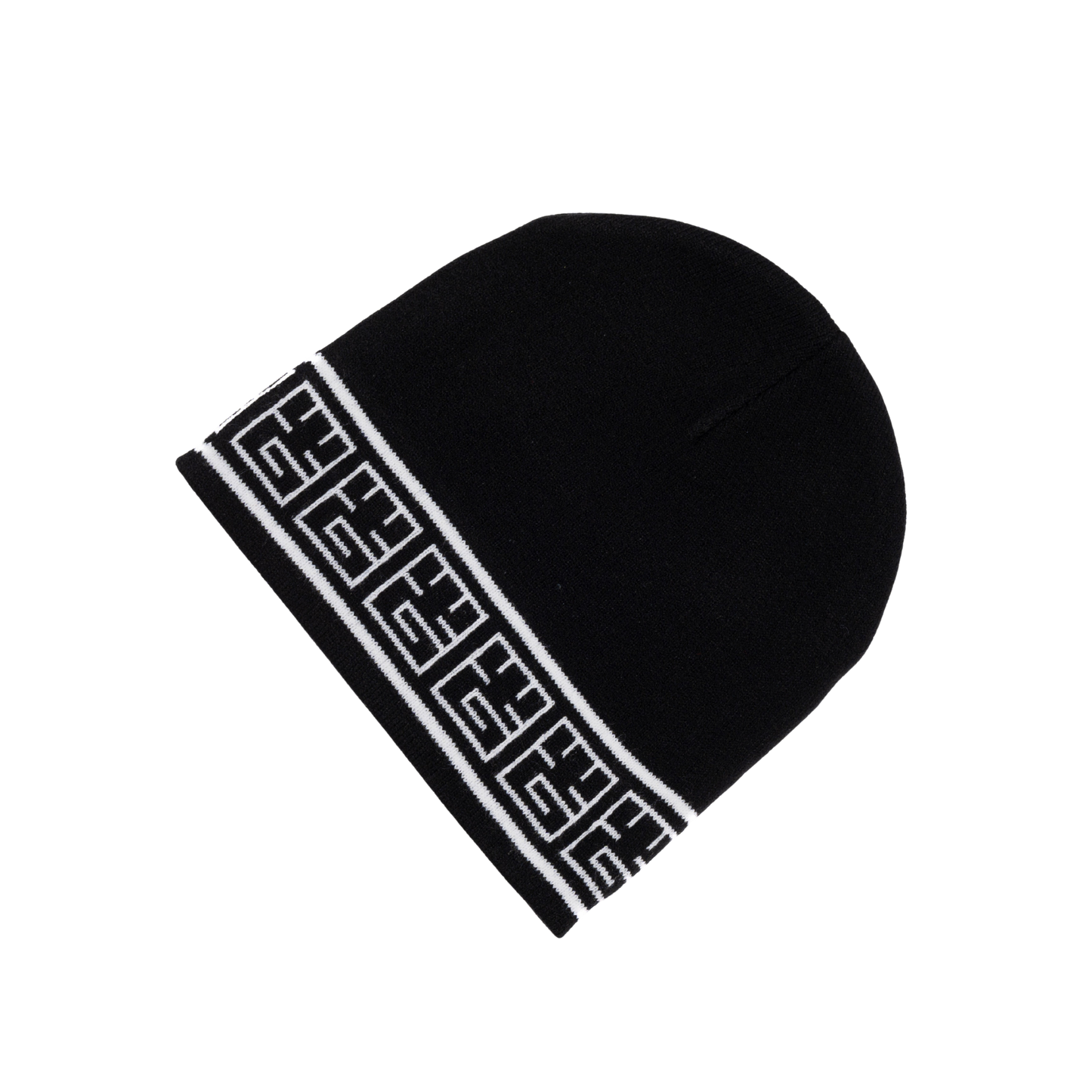 YG&CO MONOGRAM KNIT BEANIE