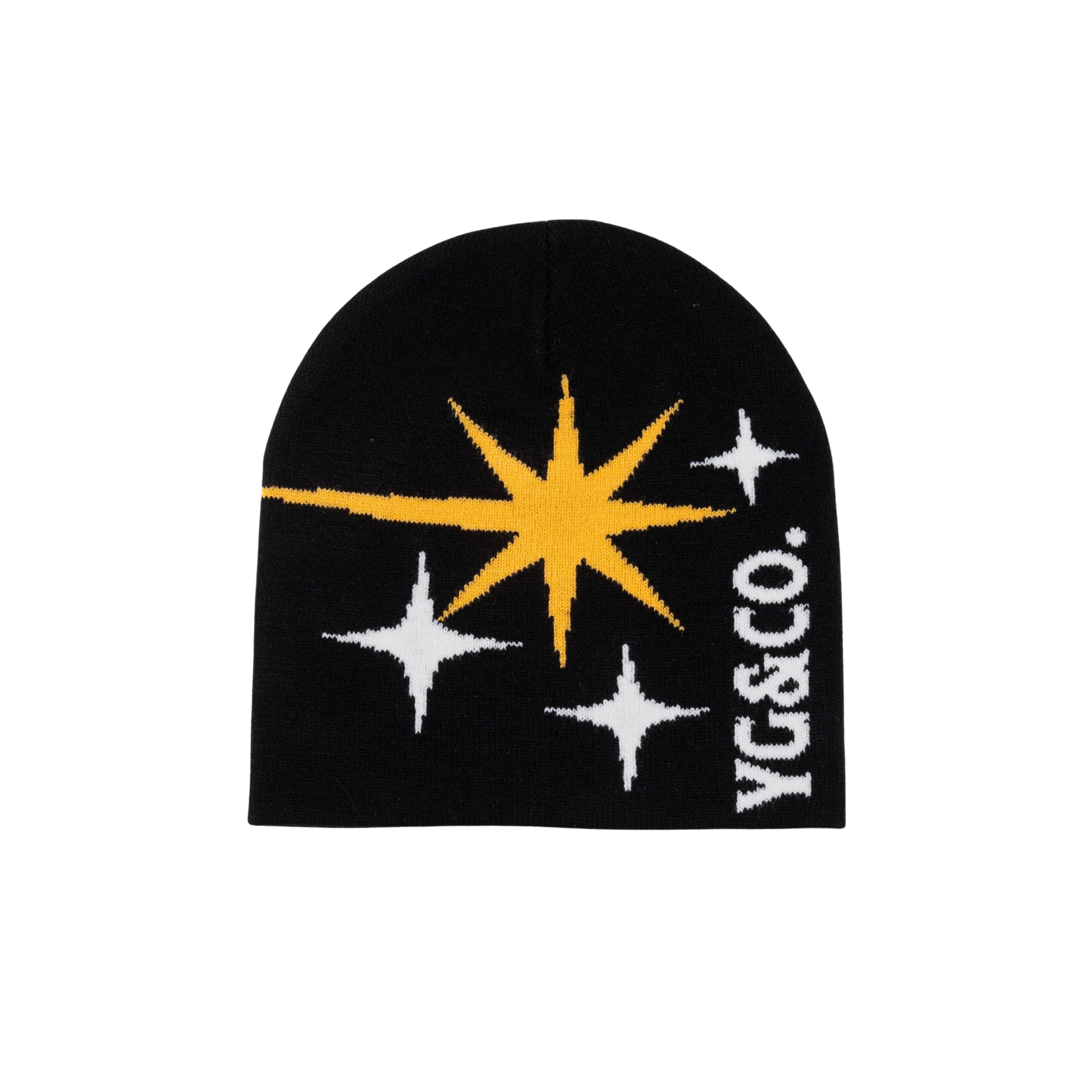 YG&CO STARBURST KNIT BEANIE