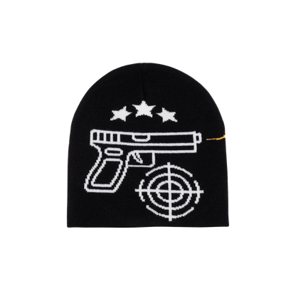 YG&CO STARBURST KNIT BEANIE