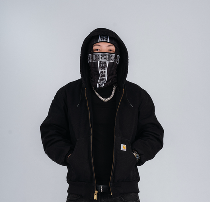 YG&CO MONOGRAM MESH BALACLAVA