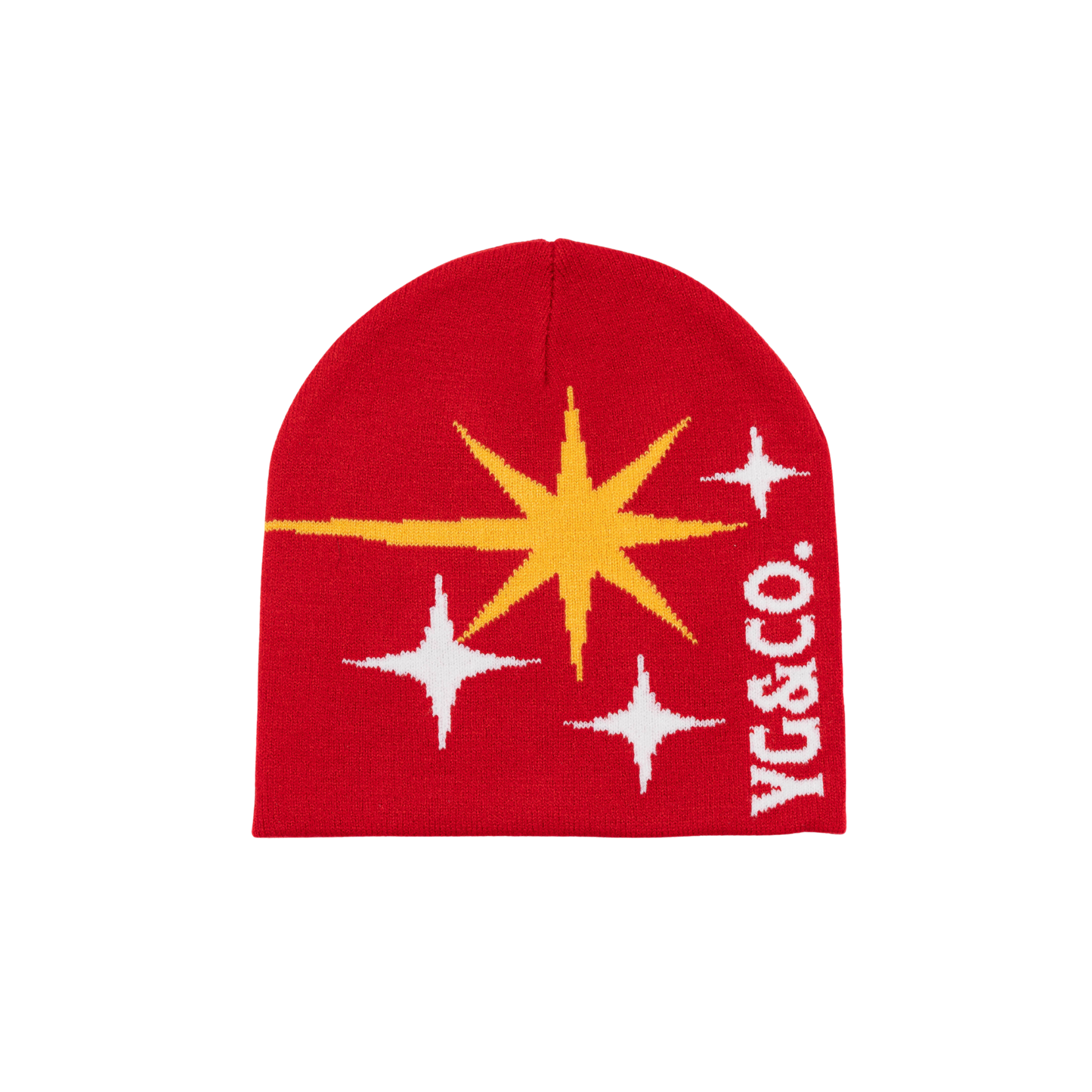 YG&CO STARBURTS KNIT BEANIE